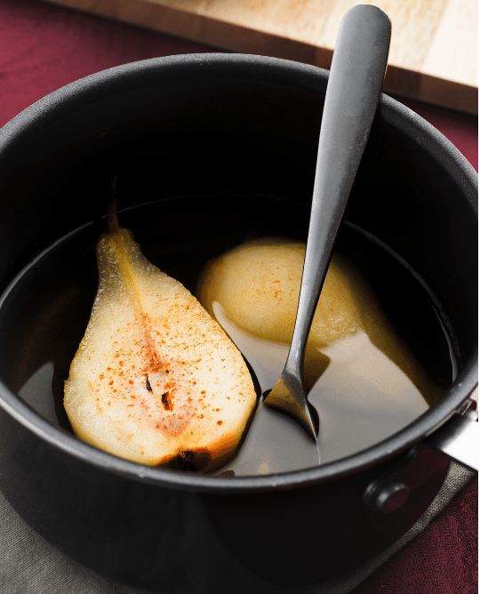 Autumn Earl Grey Poached Pears
