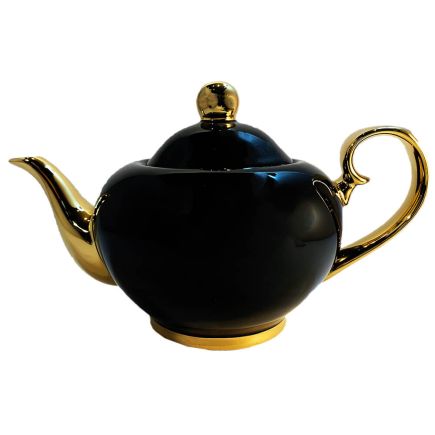 Black & Gold Teapot