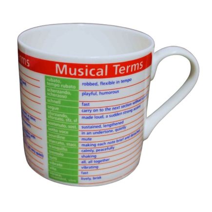 Musical Terms Large Mug