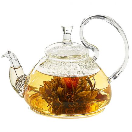 Ornate Glass Teapot