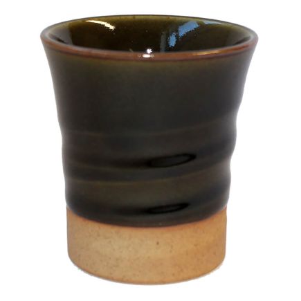 Japanese Tea Cup - Matte Dark Green