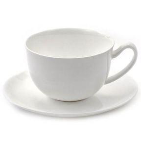 Extra Large Tea Cup & Saucer