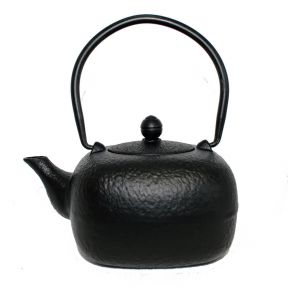 Cast Iron Teapot - Black Mottled