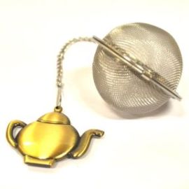 Tea Ball Infuser - Bronze Teapot